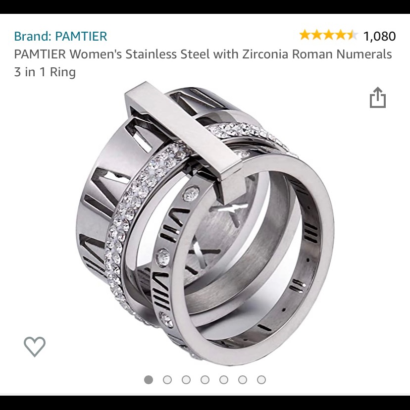 Stainless Steel Ring Stack